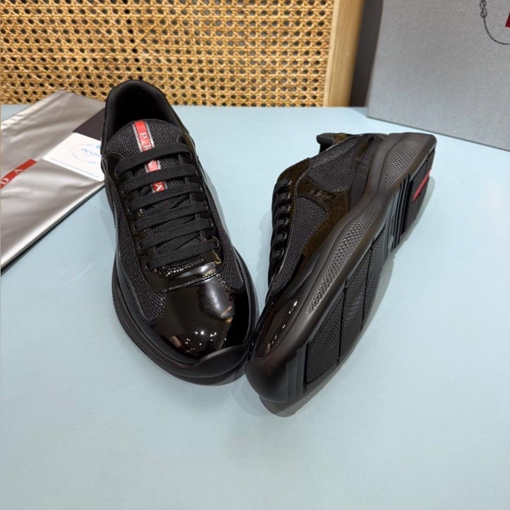 Prada Men's Black Sneakers